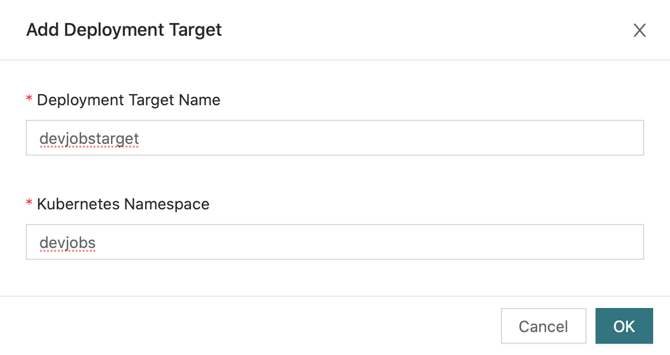 Ververica Platform Add Deployment Target